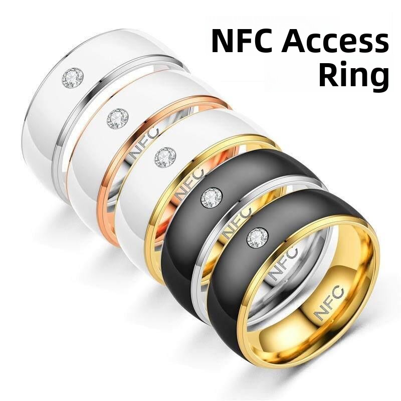 Smart NFC Ring Titanium Steel  - Smart Ring Nfc Pay ulasan dan harga
