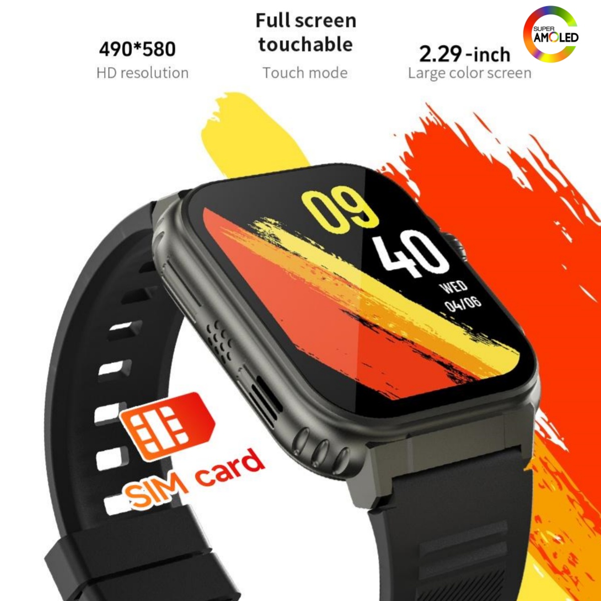 S12 Ultra MAX 5G Smartwatch 2. - Fall Detection Watch ulasan dan harga
